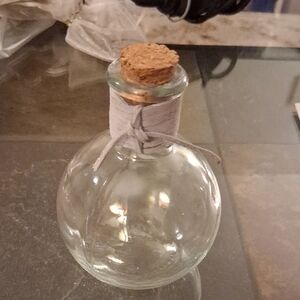 GLASS APOTHECARY BOTTLE